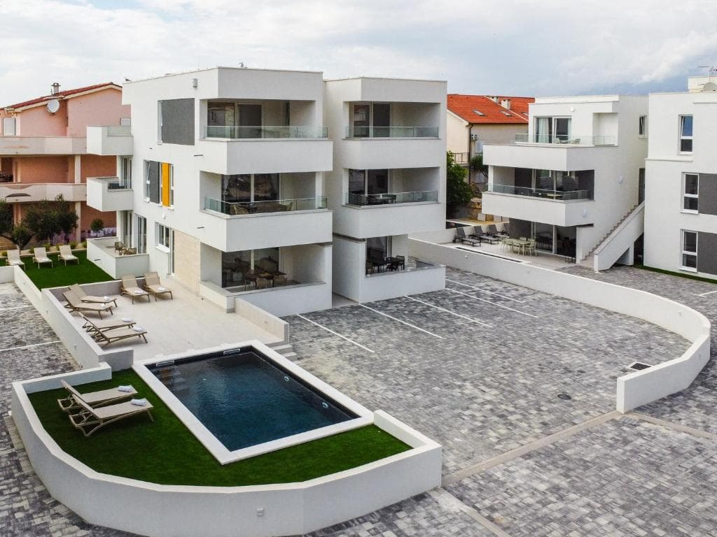 Lejlighed Break A 4 med pool i Novalja