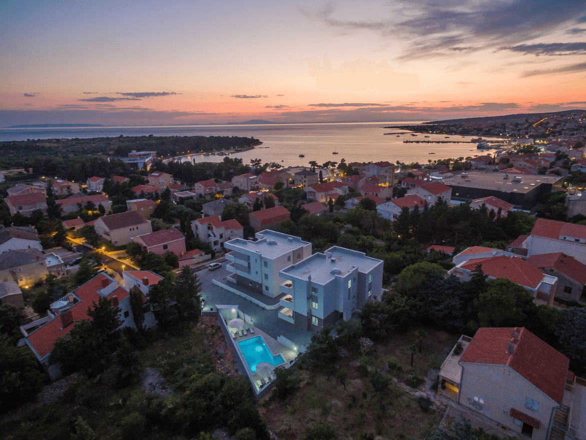 Villa Mel-Mari 6 Lejlighed med Pool i Novalja