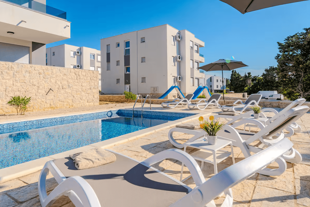 Mirjana Stadt-Apartment 6 i Novalja